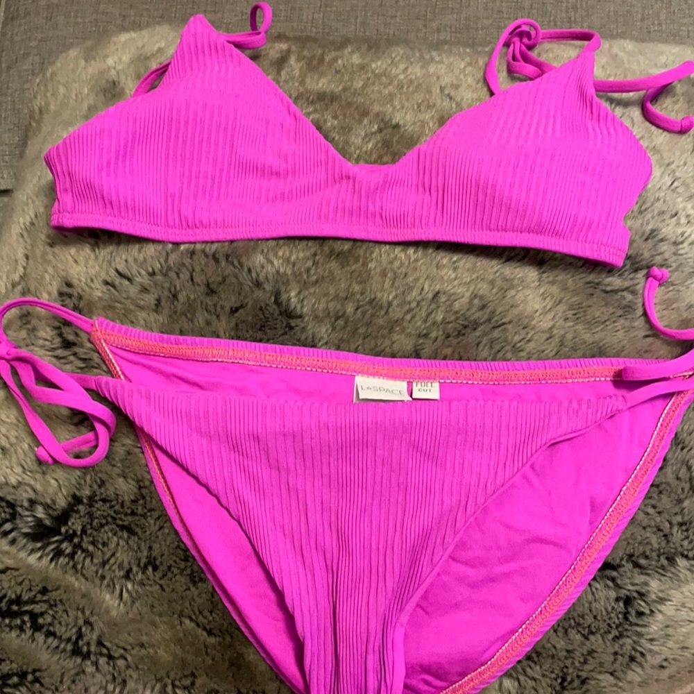 NEW L SPACE PINK BIKINI!!